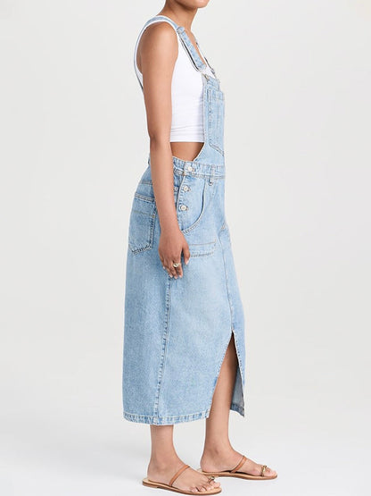 Harper Denim Overall Dress