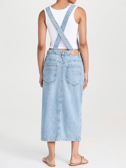 Harper Denim Overall Dress