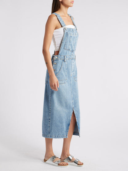 Harper Denim Overall Dress