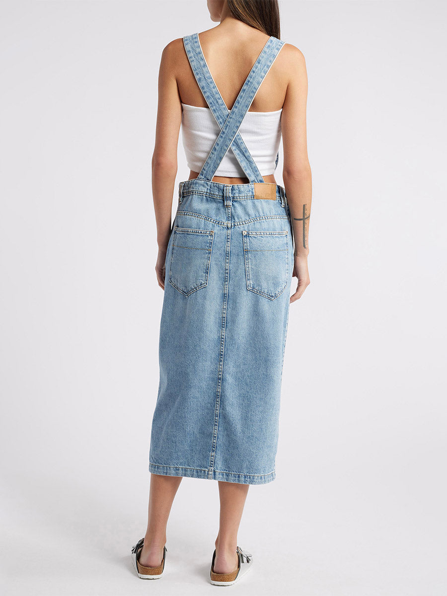 Harper Denim Overall Dress