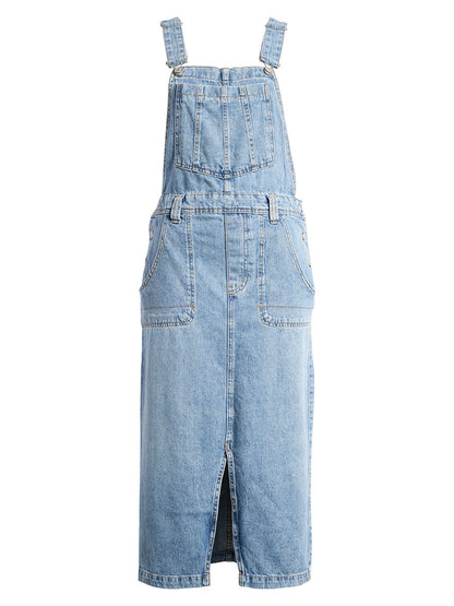 Harper Denim Overall Dress