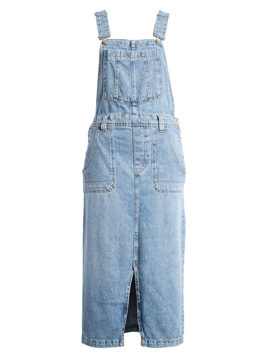 Harper Denim Overall Dress