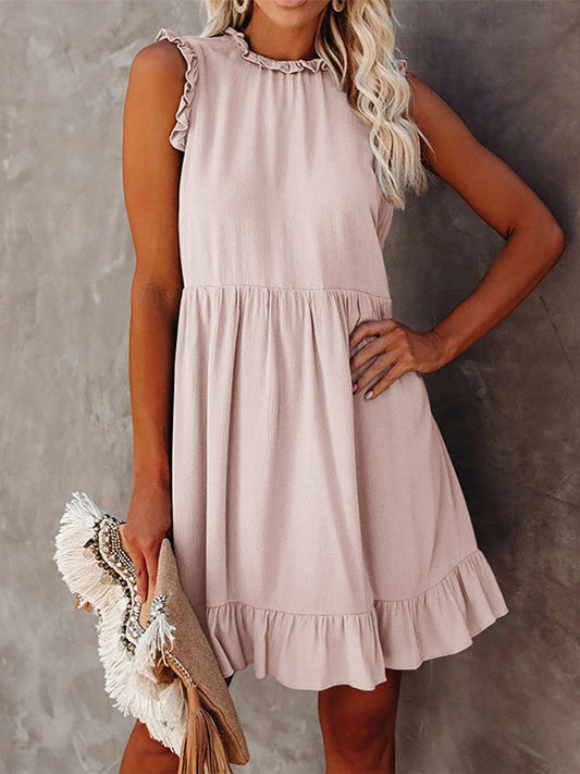 Clara Sleeveless Tiered Summer Dress