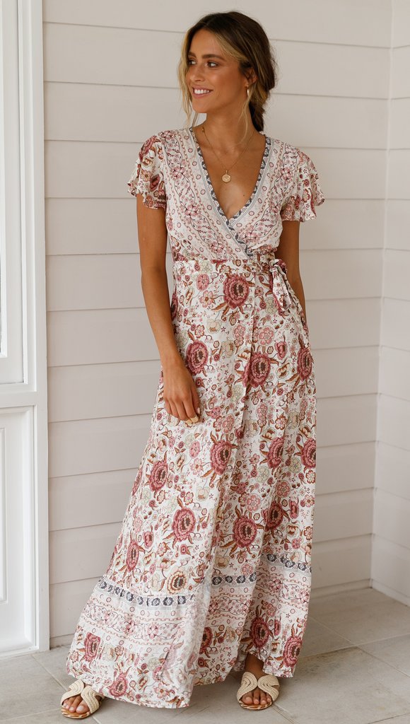 Eleanor Sleeveless Tiered Summer Dress