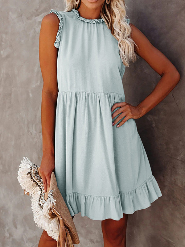 Clara Sleeveless Tiered Summer Dress