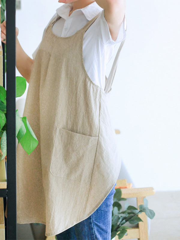 Women's Crossback Cotton Kitchen Apron