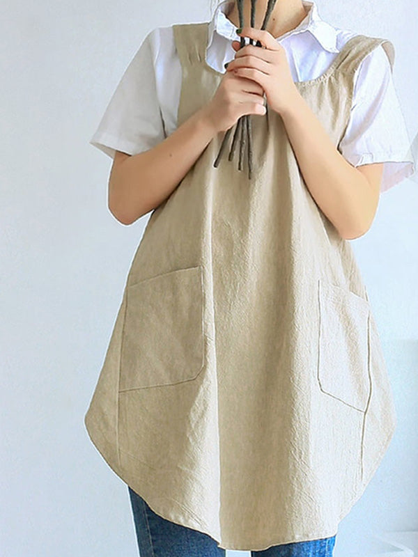 Women's Crossback Cotton Kitchen Apron