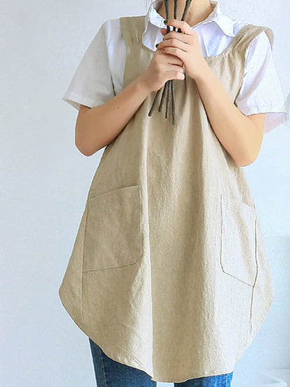 Women's Crossback Cotton Kitchen Apron