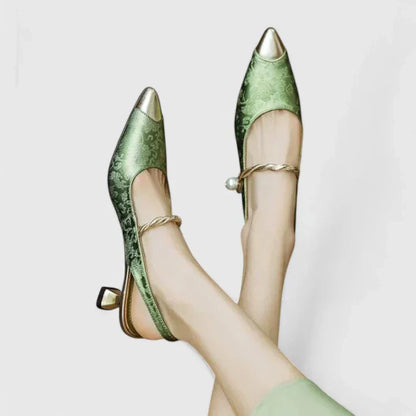 Seraphyane Elegant Buckle Heels