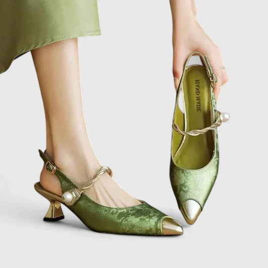 Seraphyane Elegant Buckle Heels