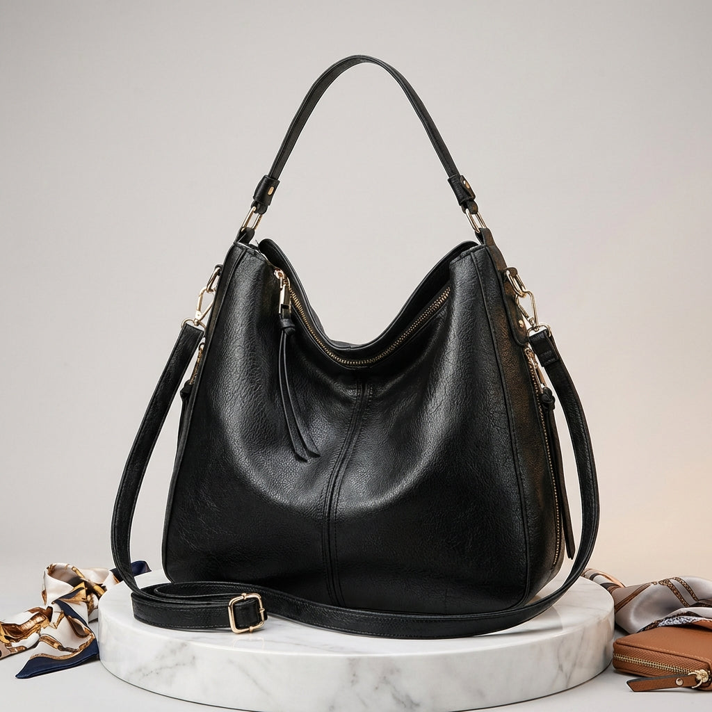 Elara Timeless Leather Handbag
