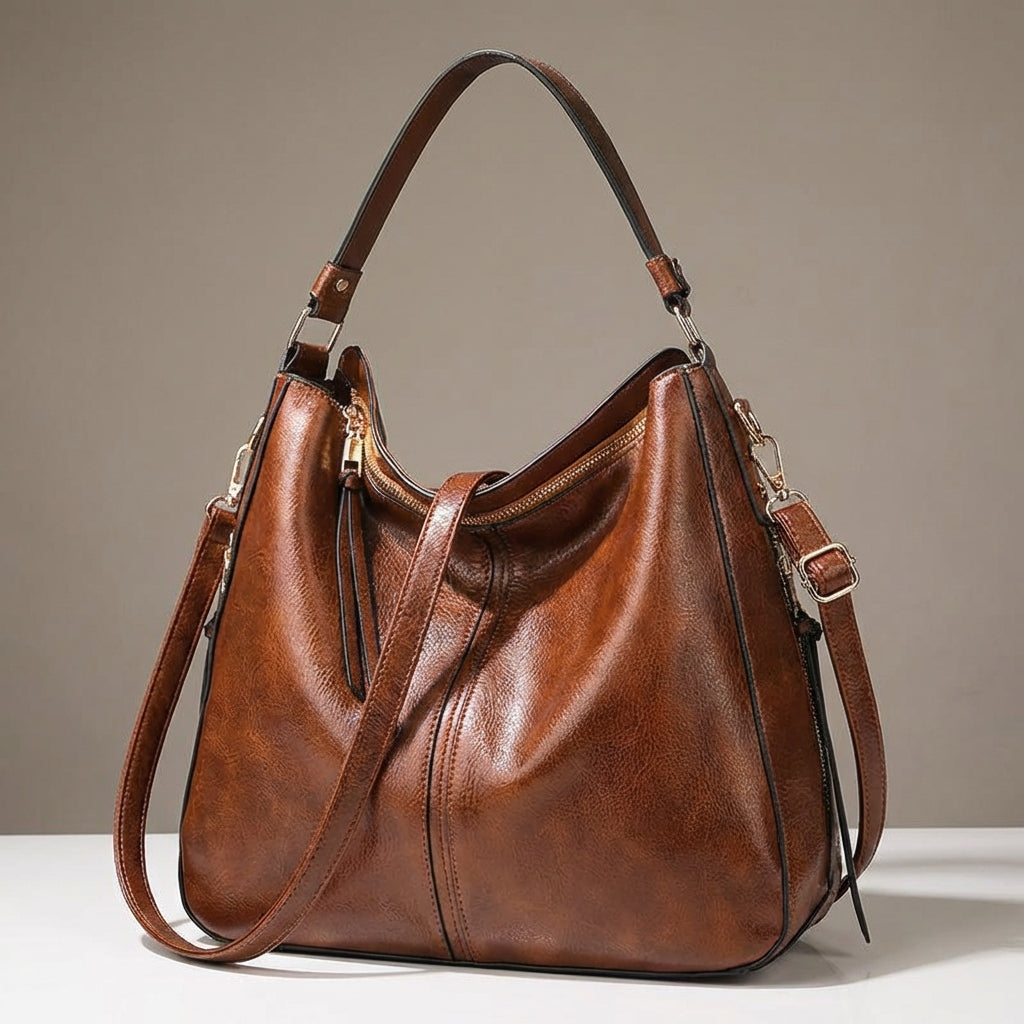 Elara Timeless Leather Handbag