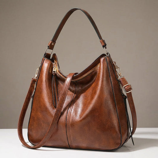 Elara Timeless Leather Handbag